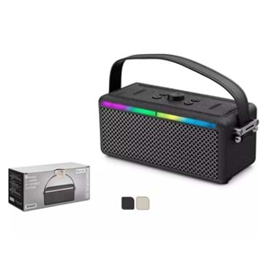 Hoparlör Bluetooth-Usb-Sd Rgb Işıklı 185x78x78 Hadron M82