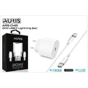 Şarj Aleti Takım İphone Ligtning 20W Auris ARS-CH21