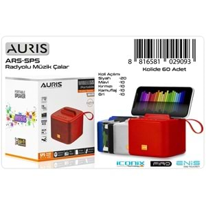 Hoparlör Bluetooth-Usb-Sd Auris ARS-SP5