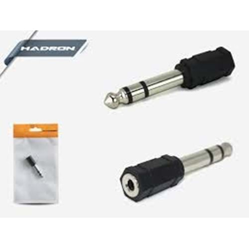 6.3 MM. Jack To Dişi 3.5 MM. Çevirici Hadron HD4527 HDX1265