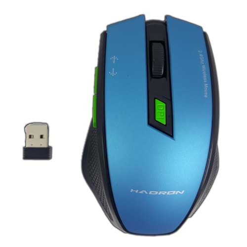 Mouse Kablosuz 2.4 Ghz Hadron HDX3404 Siyah-Mavi