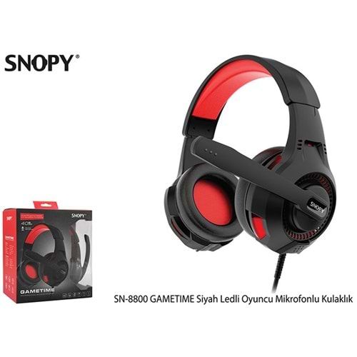 Kulaklık Mikrofonlu Ledli Oyuncu Gametime Snopy Sn-8800