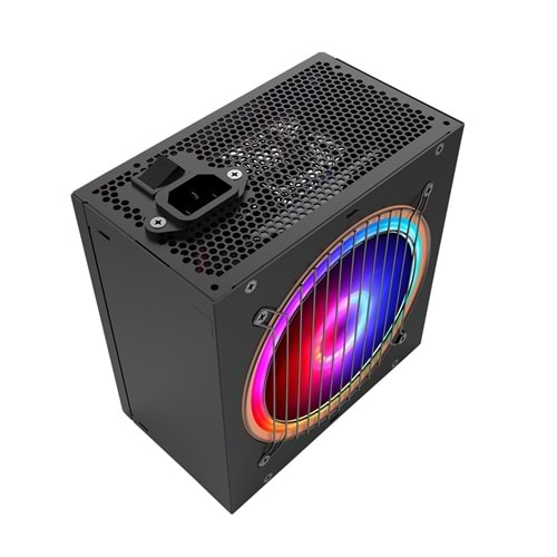 Power Supply 500W 80 Plus Bronze 12cm RGB Fanlı Rampage RGB-500