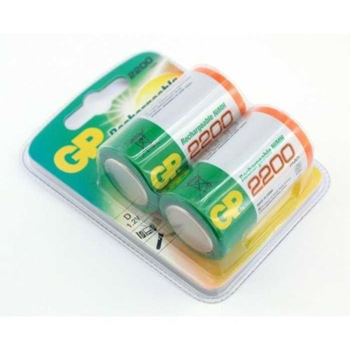 Pil D Boy Alkalin 2 li Blister 2200mah GP 220DH-2U2