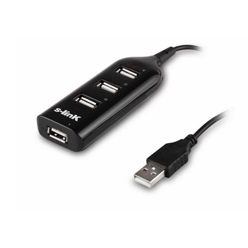 Usb Çoğaltıcı 4 Port USB 2.0 S-link SL-490