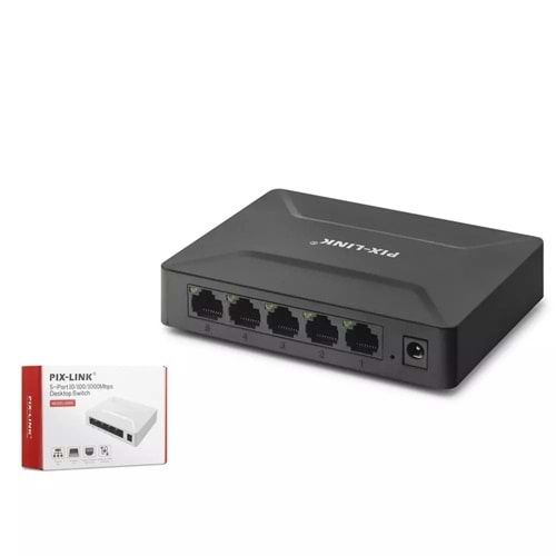 Switch Gigabit 5 Port 10/100/1000 Pix-Link LV-GS05