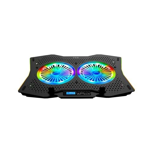 Notebook Soğutucu Oyuncu RGB Ledli 2 Fanlı Hız Ayarlı Inca INC-607 GMS Arrax II