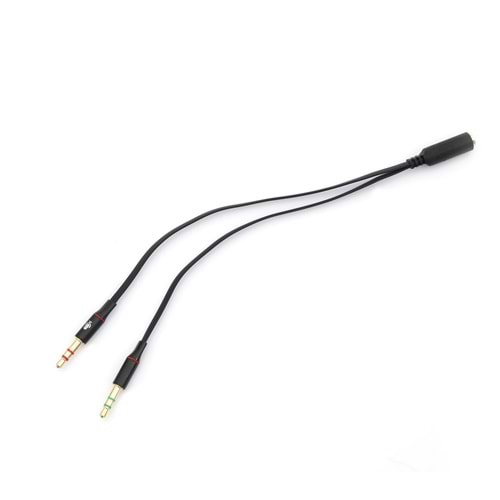 2 Aux 3.5 MM To Dişi 3.5 MM Aux Qport Q-A12