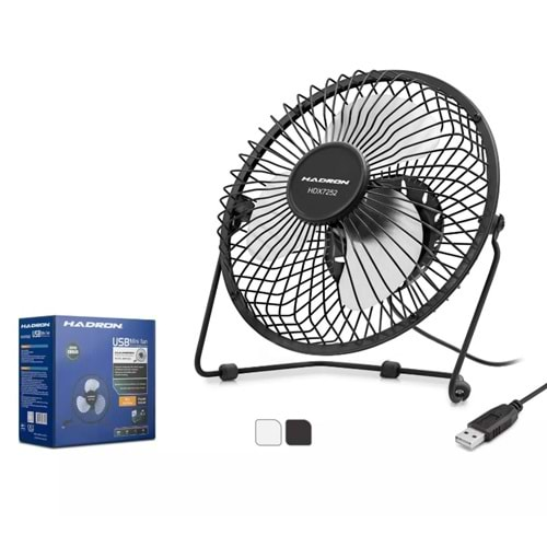 Fan Masaüstü Metal Usb 18 Cm Hadron HDX7252