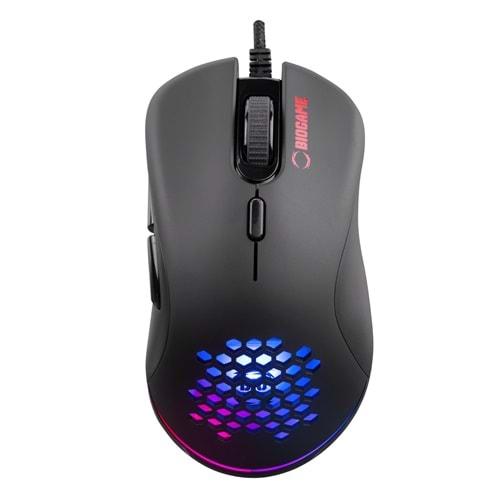 Mouse Oyuncu Gaming RGB Işıklı Makrolu 6400 dpi Örgülü Biogame BM-GX20 RIPOSTE