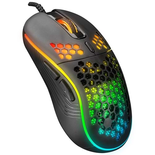 Mouse Oyuncu Gaming Led Işıklı 8000 Dpi Everest SM-G66 X-HOLE