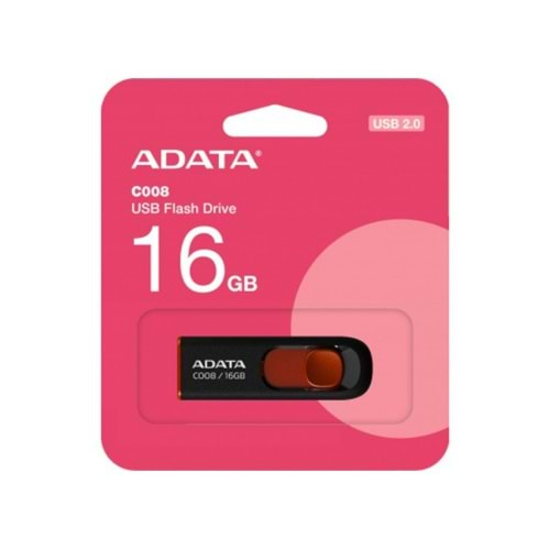 Flash Bellek 16 GB 2.0 A-Data C008 AC008-16G-RKD