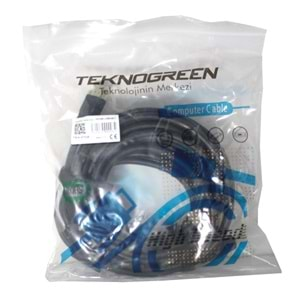 Hdmı Kablo 10 Metre TeknoGreen TKH-010U