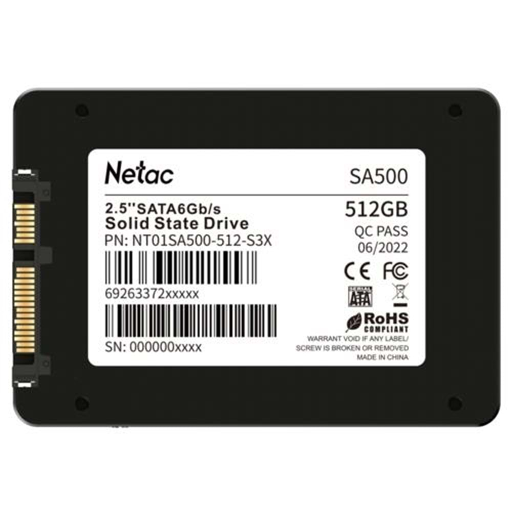 Hard Disk SSD 512 GB Netac SA500