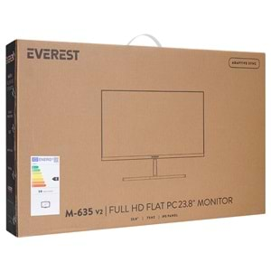 Monitör 24 İnç 75 Hz Vga Ve Hdmı Everest M-635