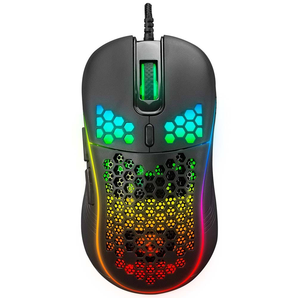 Mouse Oyuncu Gaming Led Işıklı 8000 Dpi Everest SM-G66 X-HOLE